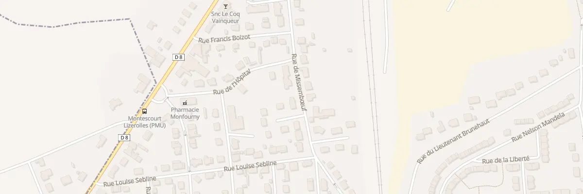 Plan du 17 Rue de Missemboeuf à Montescourt-Lizerolles