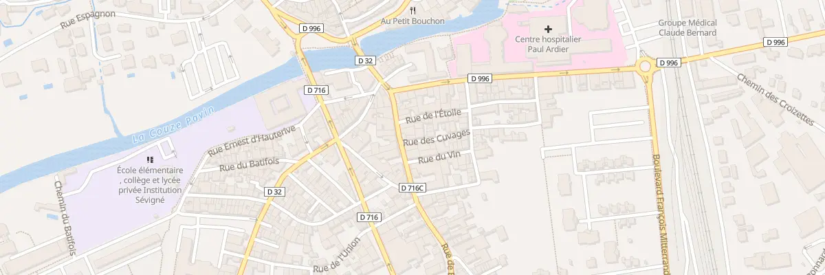 Plan du 3 Rue des Cuvages à Issoire