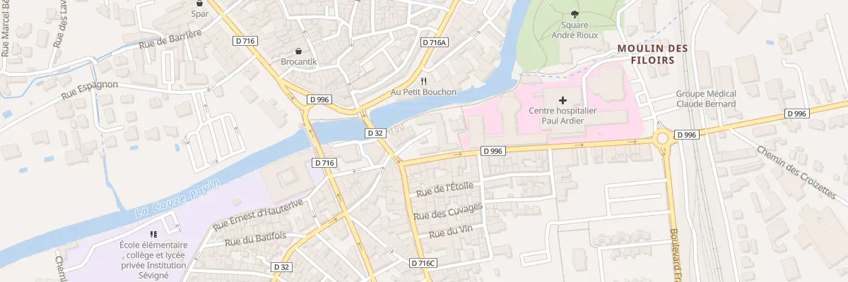 Plan du 6 Imp du Pont à Issoire
