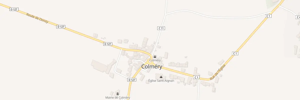 Plan du 1 Rue de la Poste à Colméry