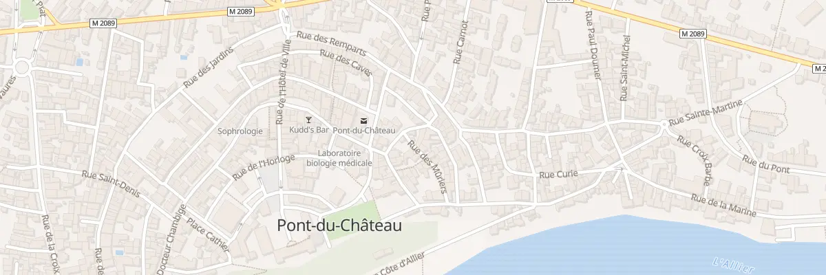 Plan du 1 Rue des Muriers à Pont-du-Château