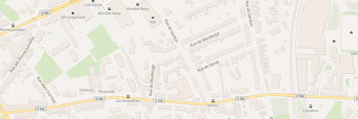 Plan du 33 Rue de Verdun à Cambrai