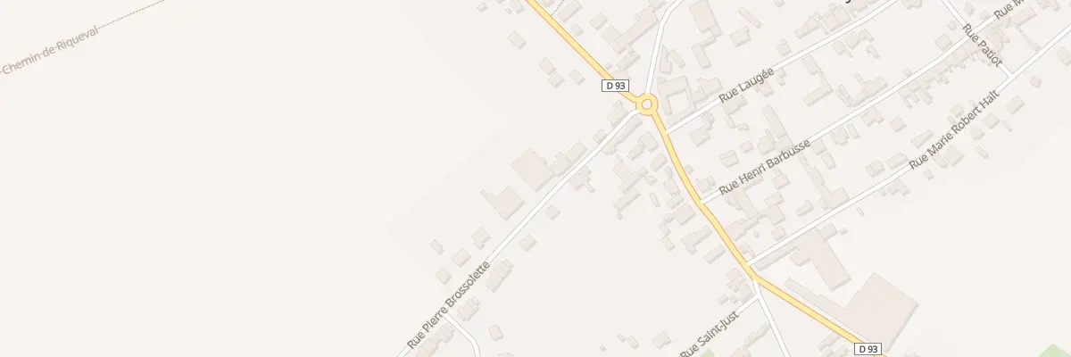 Plan du 12B Rue Pierre Brossolette à Nauroy