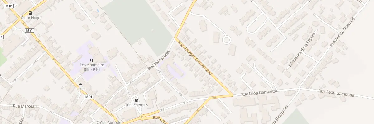 Plan du 41 Rue Clemenceau à Leers