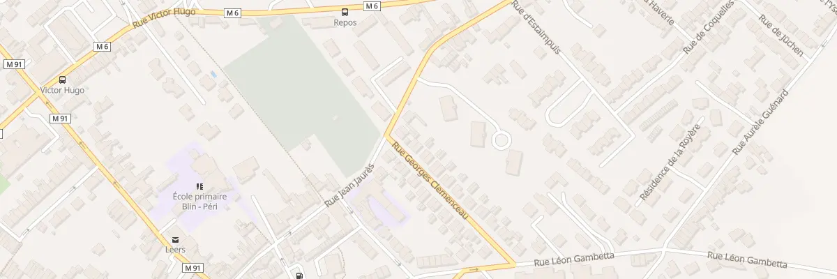 Plan du 5 Rue Clemenceau à Leers
