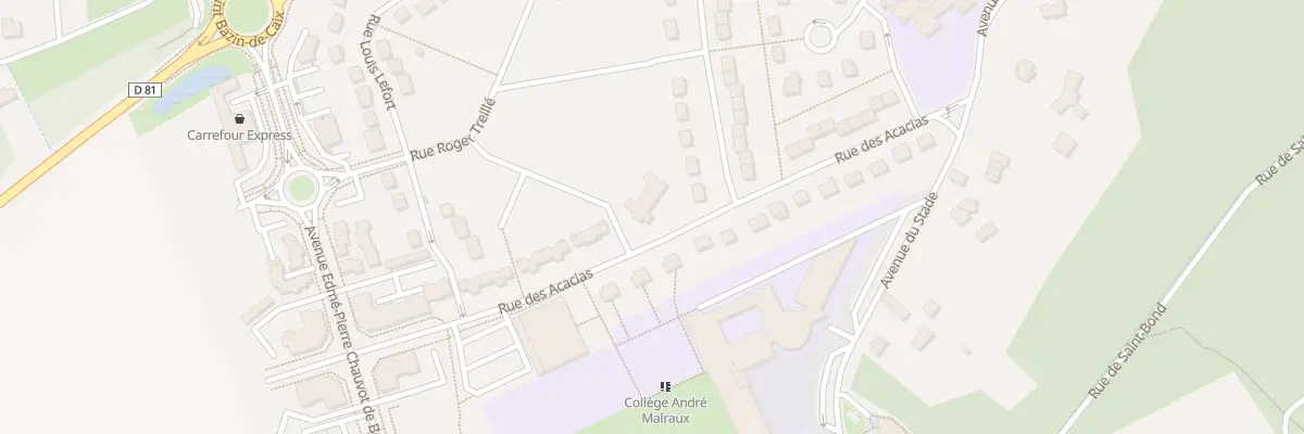 Plan du 24 Rue des Acacias à Paron