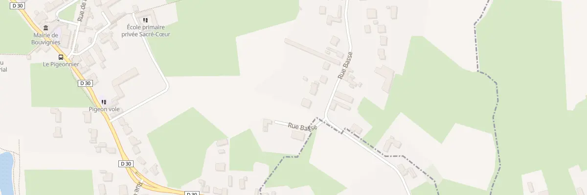 Plan du 238 Rue Basse à Bouvignies