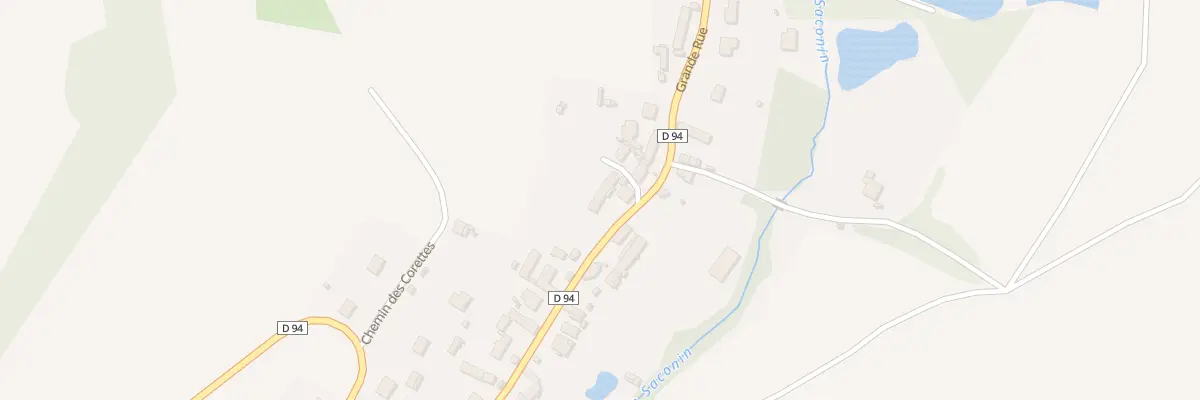 Plan du 25 Gr Grande Rue à Saconin-et-Breuil