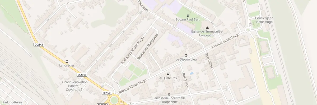 Plan du 8 Imp Depreux à Cambrai