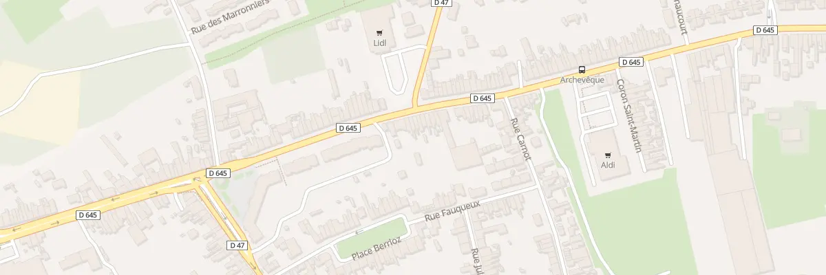 Plan du 6 Rue du General Delestraint à Aniche