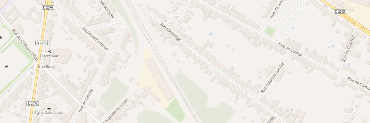 Plan du 48 Rue d’Awoingt à Cambrai