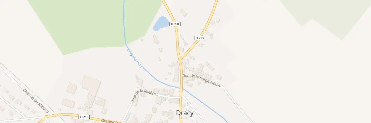 Plan du 8 Rue du Chateau à Dracy