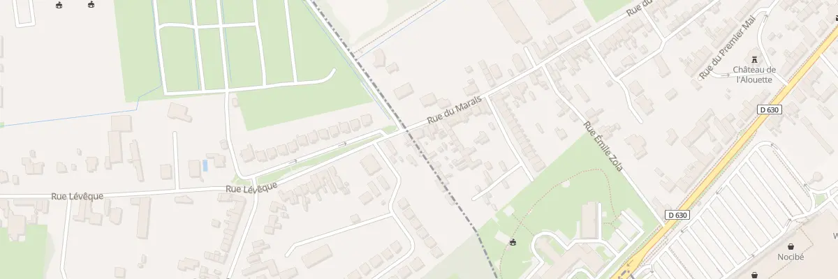 Plan du 2 Rue du Marais à Escaudœuvres
