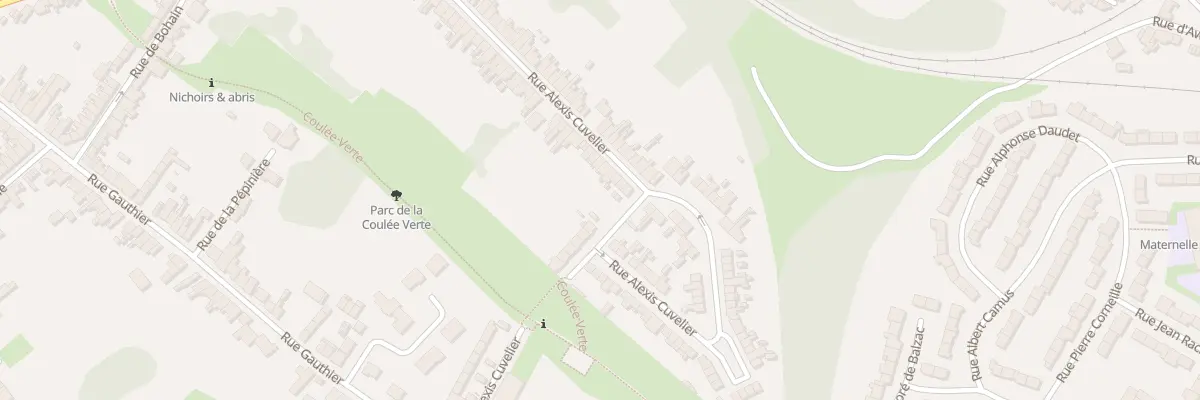Plan du 90 Rue Alexis Cuvelier à Cambrai