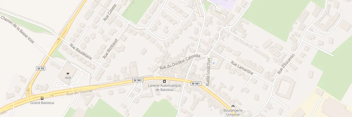 Plan du 16 Rue du Docteur Calmette à Baisieux