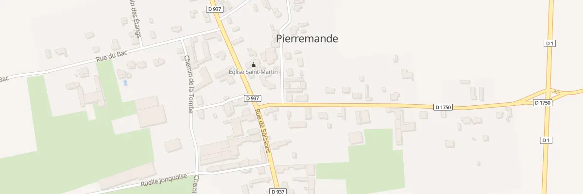 Plan du 1 Rue du Rond d’Orléans à Pierremande