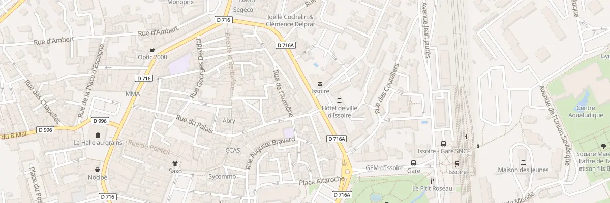 Plan du 48 Bd Jules Cibrand à Issoire
