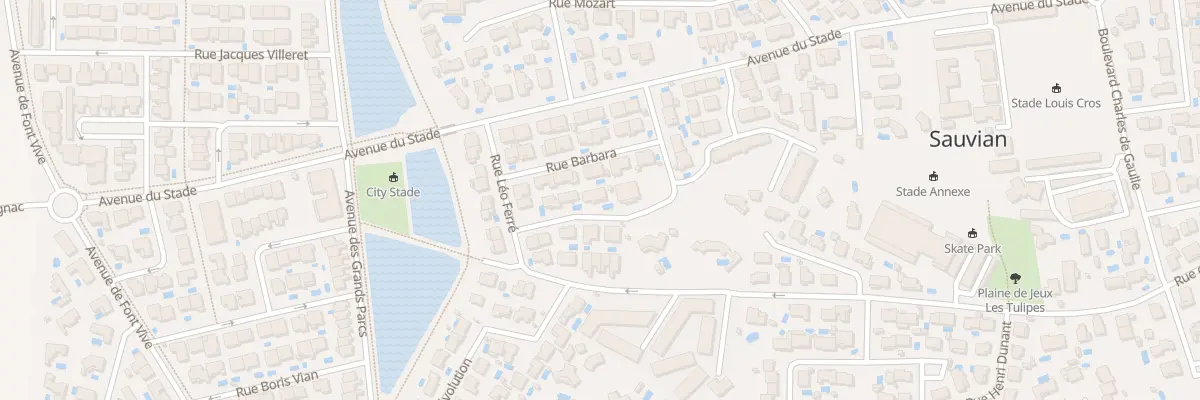 Plan du 5 Rue Jacques Brel à Sauvian