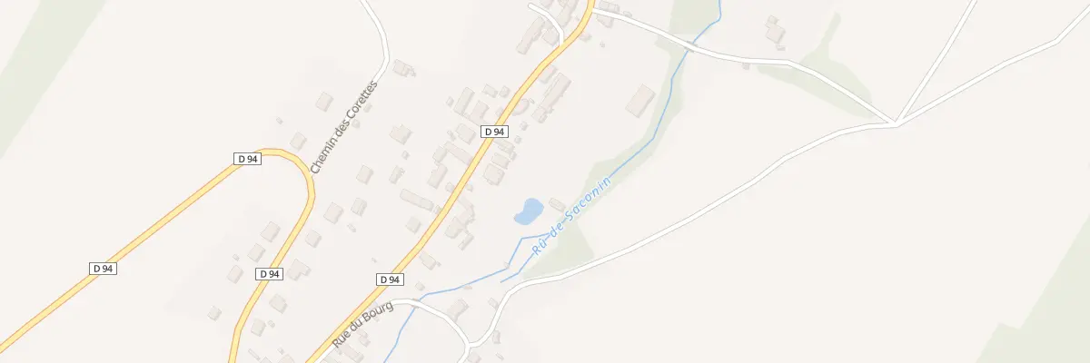 Plan du 14 Gr Grande Rue à Saconin-et-Breuil