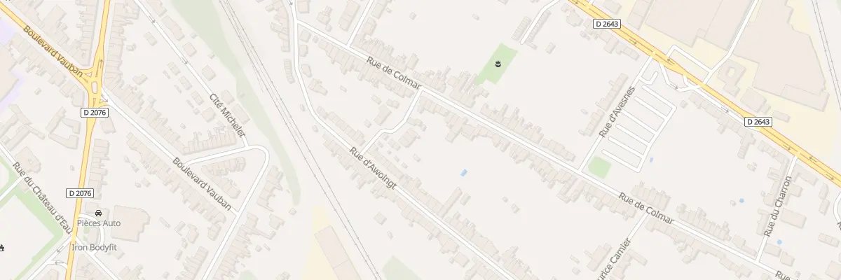 Plan du 46 Rue de Colmar à Cambrai