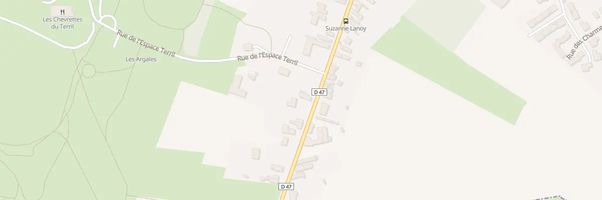 Plan du 44 Rue Suzanne Lanoy à Rieulay