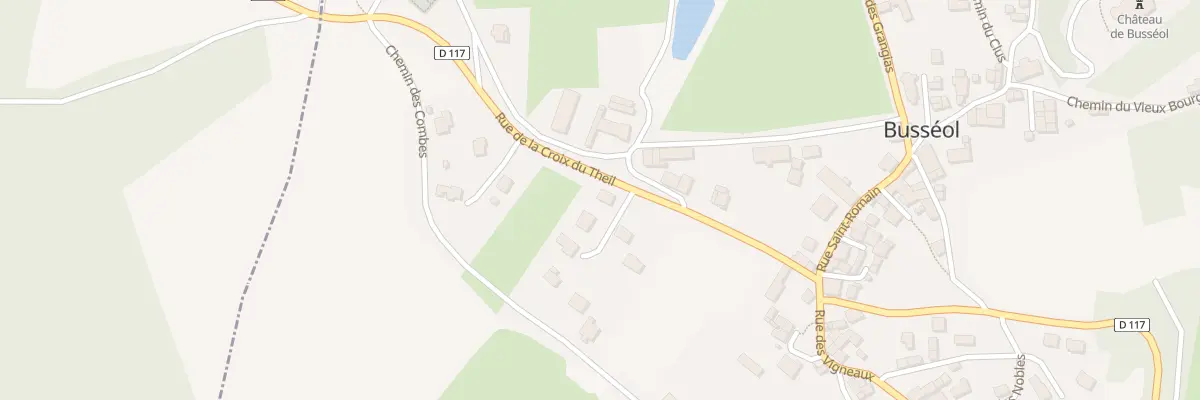 Plan du 15 Rue de la Croix du Theil à Busséol