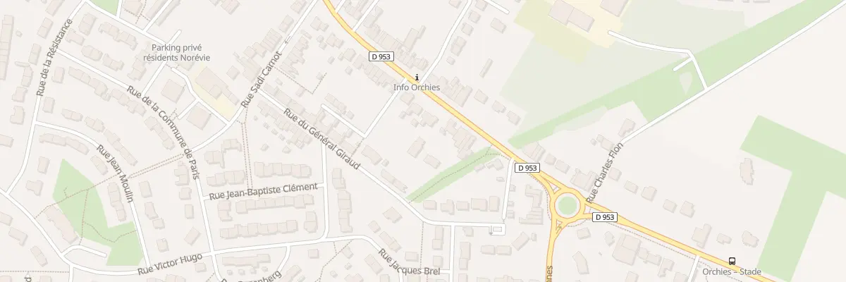 Plan du 100B Rue Claude Jean à Orchies