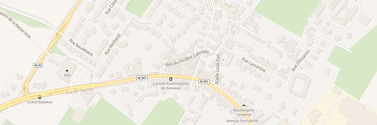 Plan du 13 Rue du Docteur Calmette à Baisieux