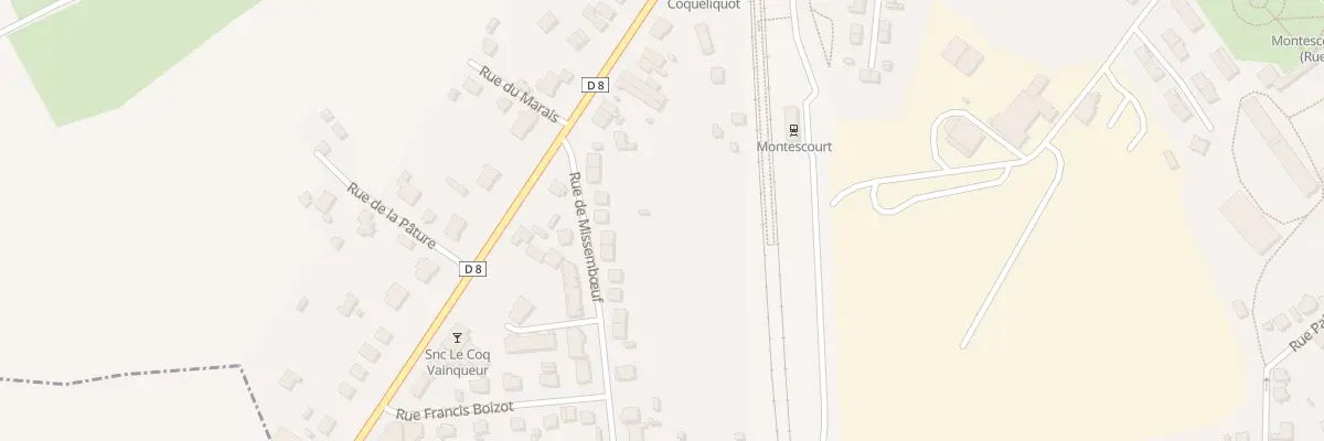 Plan du 38 Rue de Missemboeuf à Montescourt-Lizerolles