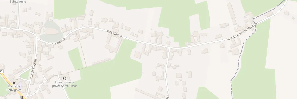 Plan du 370 Rue Neuve à Bouvignies