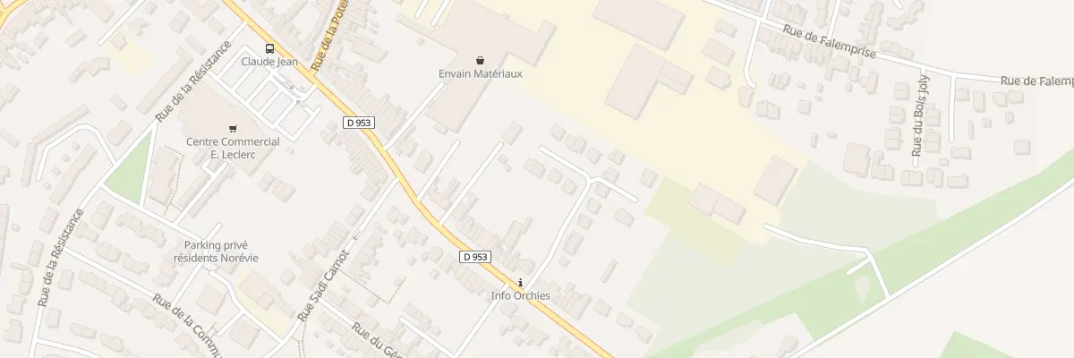 Plan du 5 Rue Georges Brassens à Orchies