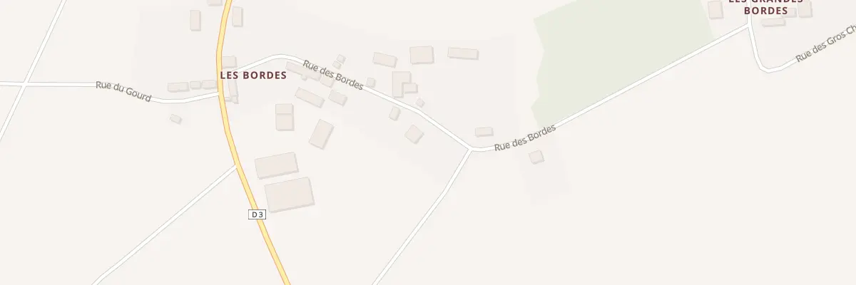 Plan du 230 Les Bordes à Sainpuits