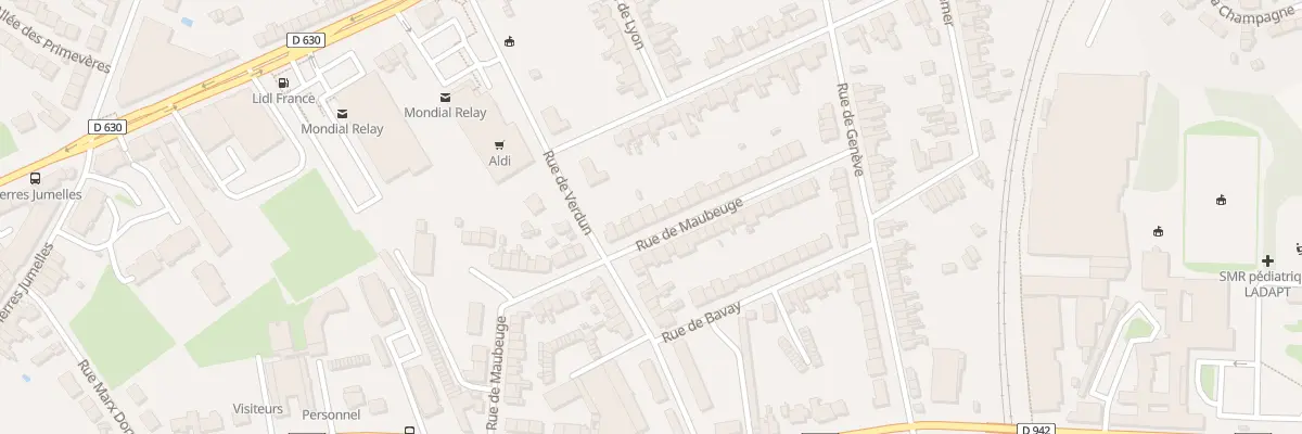 Plan du 55 Rue de Maubeuge à Cambrai