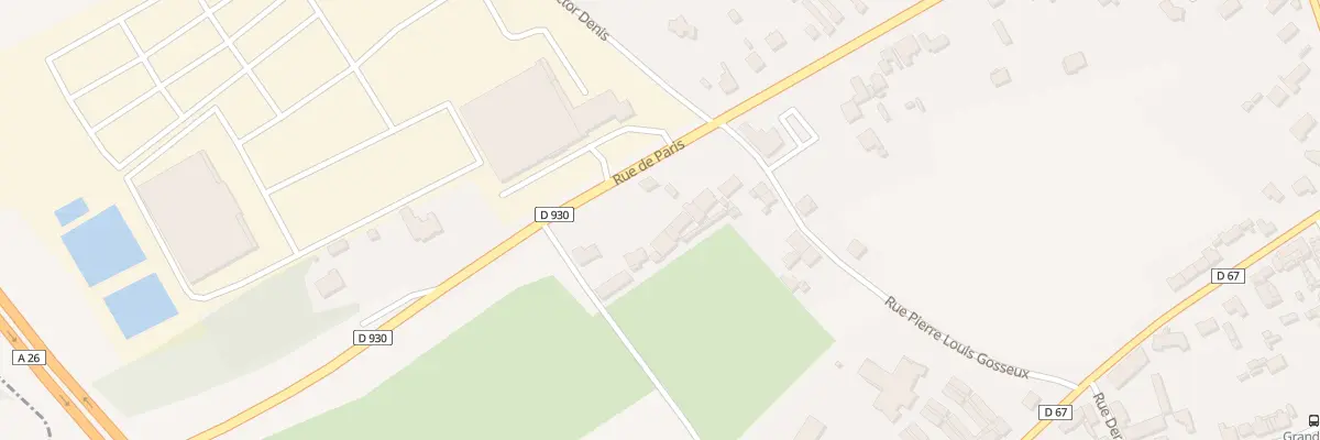 Plan du 345 Rue de Paris à Saint-Quentin
