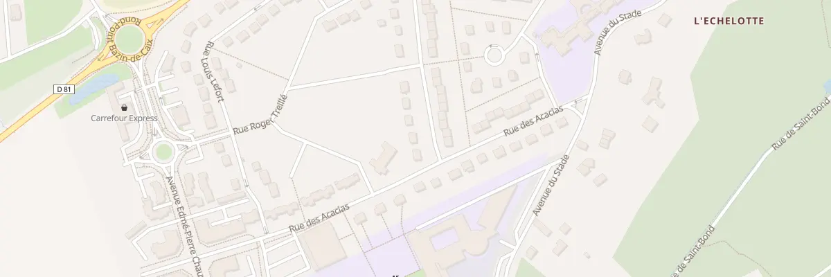 Plan du 3 Rue des Tilleuls à Paron