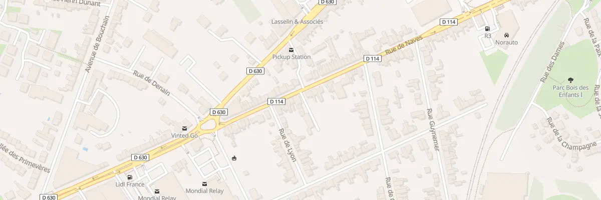 Plan du 38 Rue de Naves à Cambrai