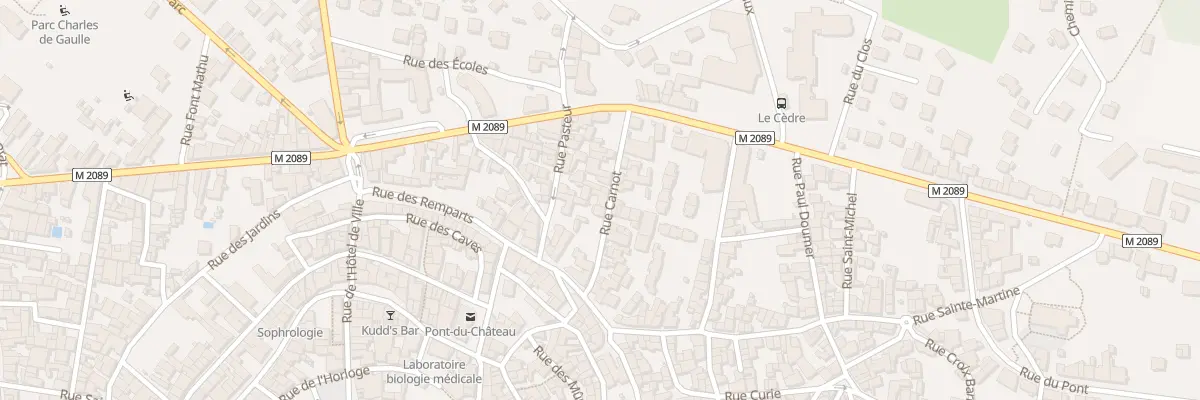 Plan du 3T Rue Carnot à Pont-du-Château