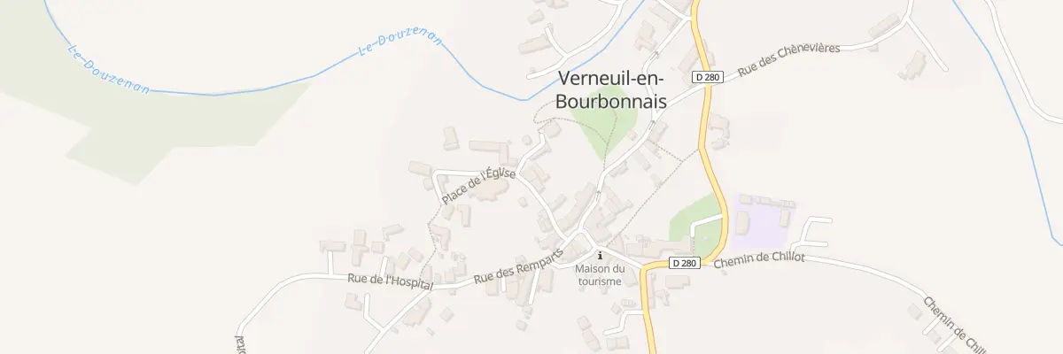 Plan du 4 Rue du Palais à Verneuil-en-Bourbonnais