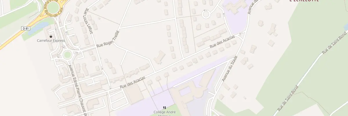 Plan du 22 Rue des Acacias à Paron