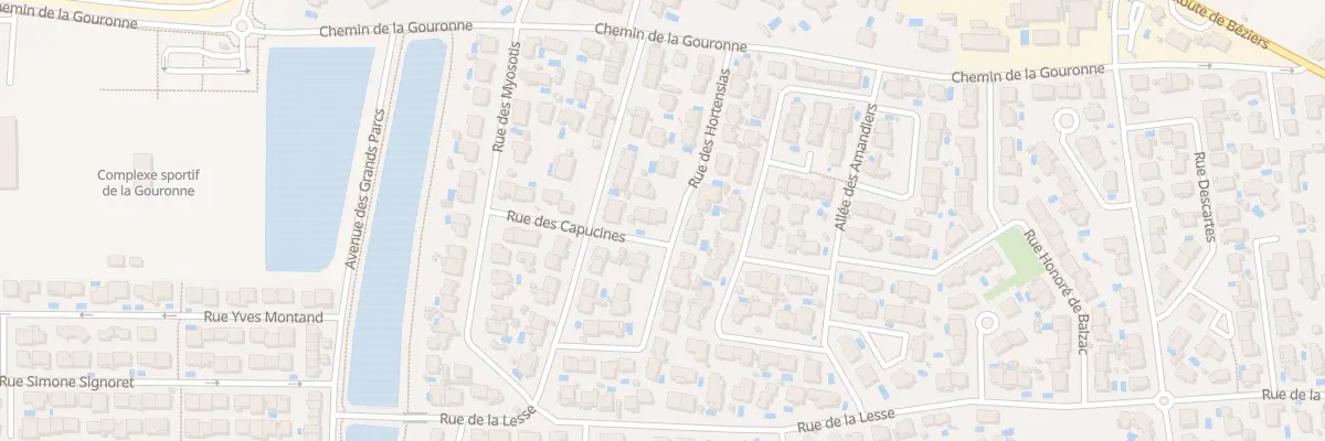Plan du 2 Rue des Capucines à Sauvian