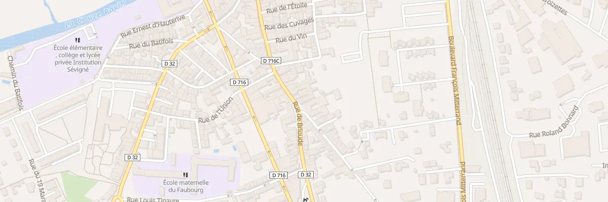 Plan du 7 Rue de Lavaur à Issoire
