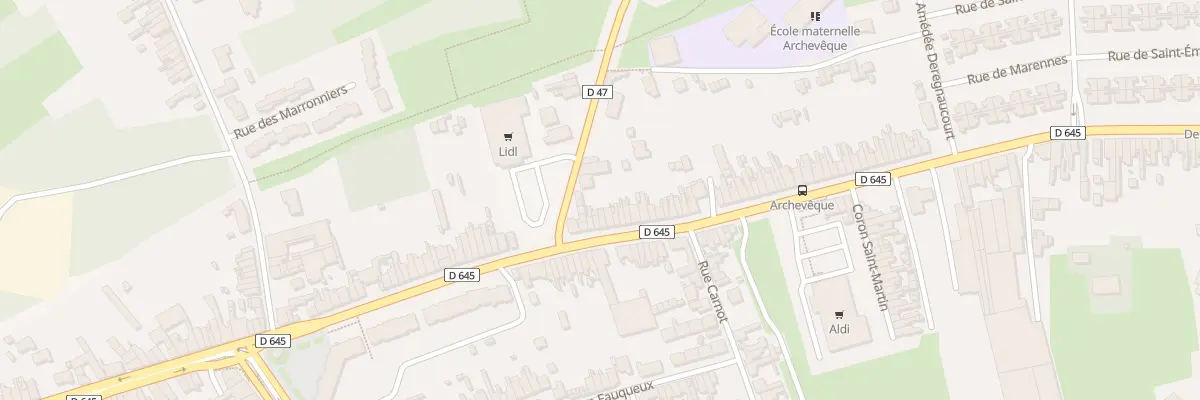 Plan du 65 Rue du General Delestraint à Aniche