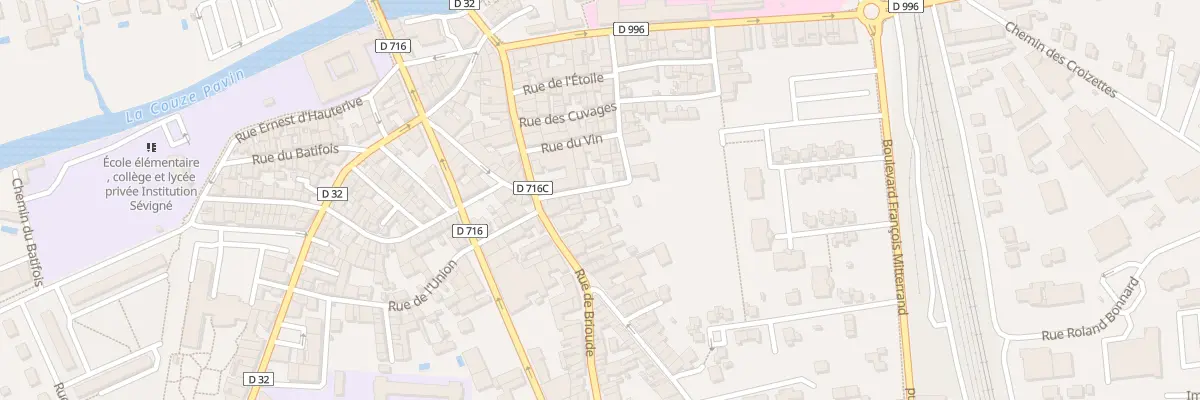Plan du 16 Rue des Vignerons à Issoire