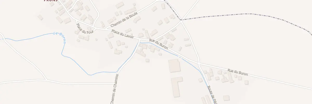Plan du 4 Rue du Buron - Pruns à Bussières-et-Pruns