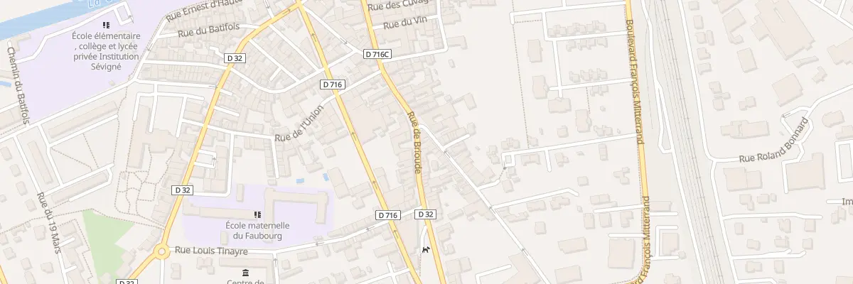 Plan du 4 Rue de Lavaur à Issoire