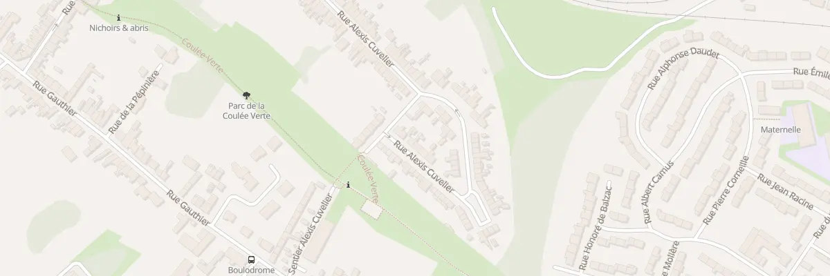 Plan du 124 Rue Alexis Cuvelier à Cambrai