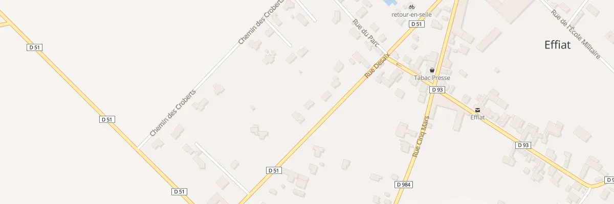 Plan du 22 Rue Desaix à Effiat