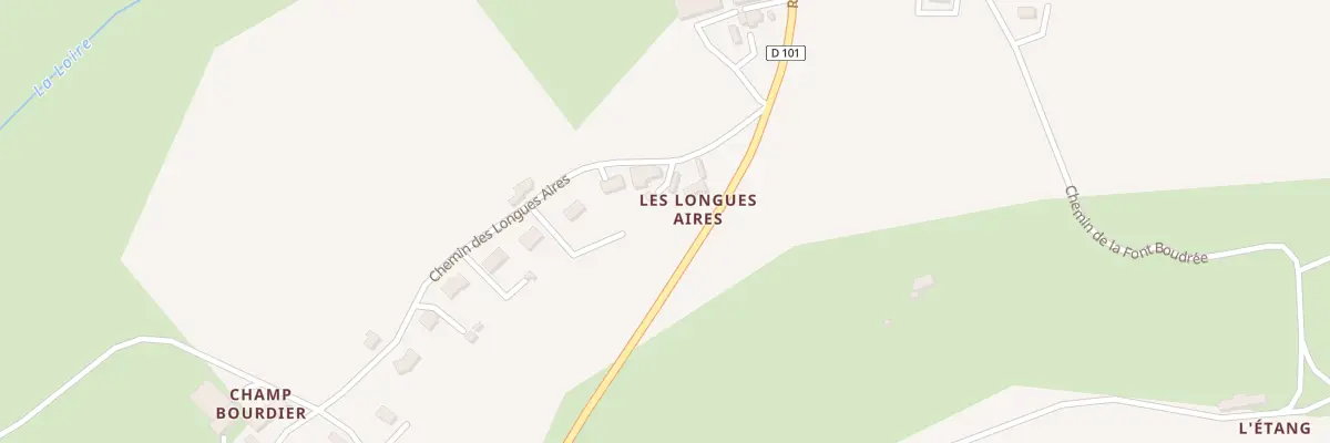 Plan du 3 Che des Longues Aires à Montilly