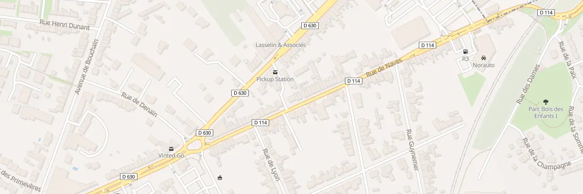 Plan du 25 Rue de Naves à Cambrai