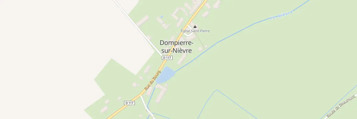 Plan du 14 Le Bourg à Dompierre-sur-Nièvre